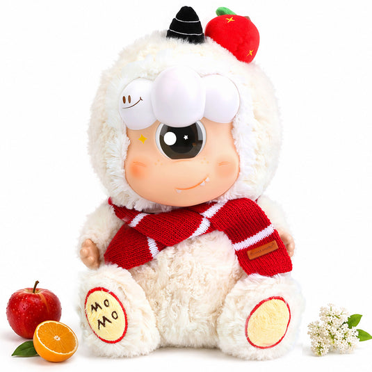 Translation missing: en.MOMO Wishful Scent Vinyl Figurine: Collectible Aromatherapy Decor with Removable Apple, Festive Mulled Wine Fragrance, Premium Plush &amp; Eco-Vinyl Stuffed Animal, Unique for Lovers