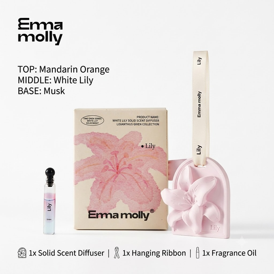 Translation missing: en.Seasonal Plaster Fragrance Hanging Tags Set - 4 Nature-Inspired Designs, 2ml Essential Oil Included, Closet &amp; Car Decor, Affordable Gift