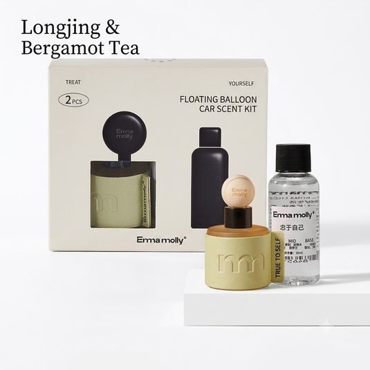 Translation missing: en.Floating Balloon Car Diffuser Gift Set - 30ml Scented Oil + Refill, 4 Motivational Messages, Modern Minimalist Design, Car Interior Accessory