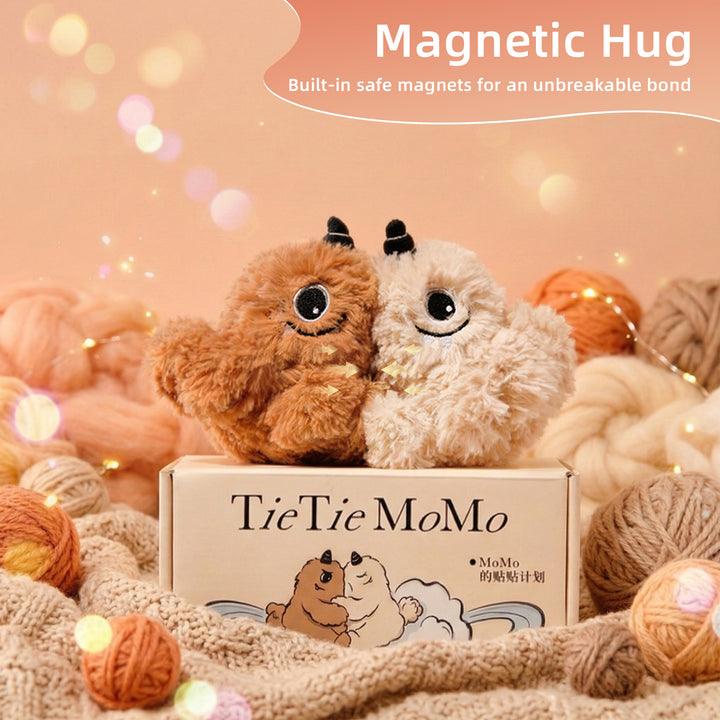 Translation missing: en.MOMO MagScent Duo - Scented Magnetic Interlocking Plush Set, Aromatherapy Hugging Stuffed Animals with 2 Fragrances (Citrus &amp; Osmanthus Tea), Refillable Aroma Beads, NFC Touch &amp; Message Edit Feature