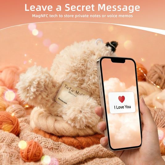 Translation missing: en.MOMO MagScent Duo - Scented Magnetic Interlocking Plush Set, Aromatherapy Hugging Stuffed Animals with 2 Fragrances (Citrus &amp; Osmanthus Tea), Refillable Aroma Beads, NFC Touch &amp; Message Edit Feature